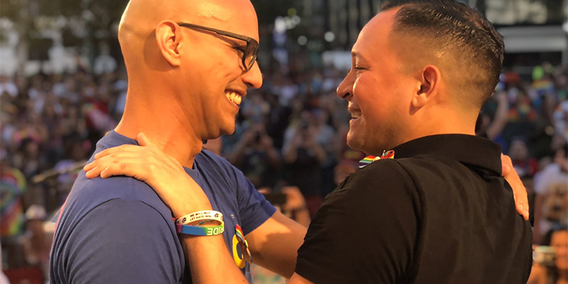 2018 - Carlos y Jerick Engagement at Pride
