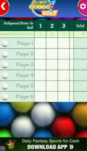 My Mini Golf Scorecard App
