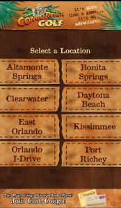Congo River Mini Golf Scorecard App