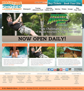 Nashville Shores Website