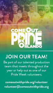 Come Out With Pride Volunteer Card