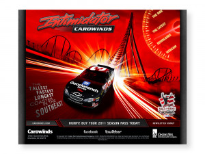 Carowinds Intimidator Microsite