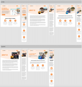 Connect N Go Mockups