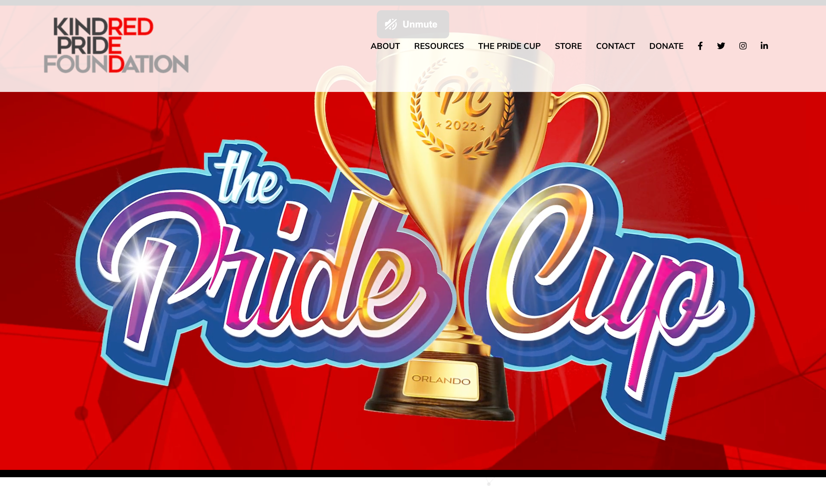 The Pride Cup Website