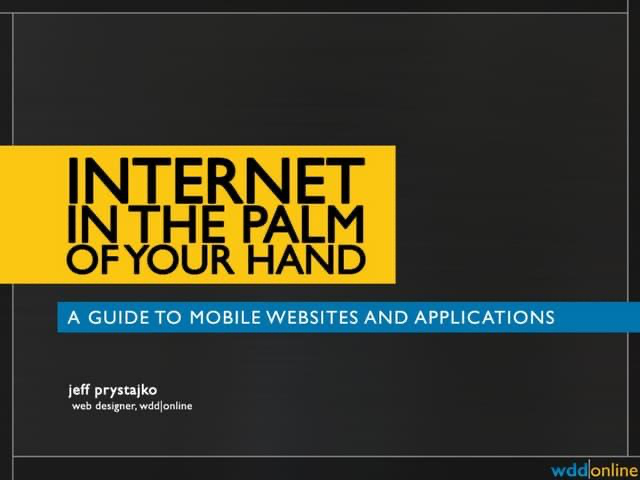 IAAPA Presentation - Internet in the Palm of Your Hand